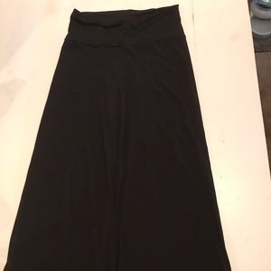 Black Honey and Lace Palazzo Pants